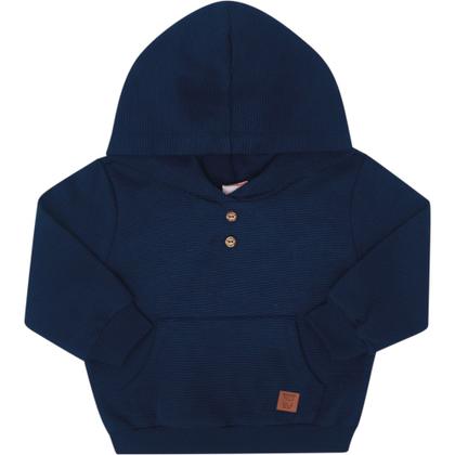 Imagem de Conjunto Bebê Moletinho Capuz Menino Pulla Bulla Ref. 50170