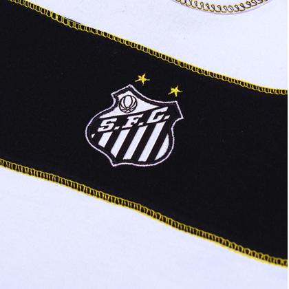 Imagem de Conjunto Bebê Santos Com Body e Boné Longo Oficial