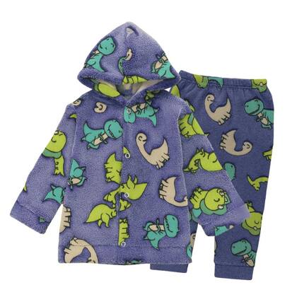 Imagem de Conjunto Bebe Soft Com Capuz Calça Peluciado Inverno P ao G