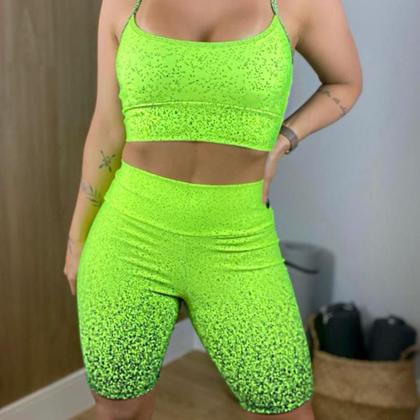 Imagem de Conjunto Bermuda Degrade + Top com Bojo