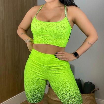 Imagem de Conjunto Bermuda Degrade + Top com Bojo