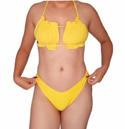 Imagem de Conjunto Biquíni concha com bojo e biquíni asa delta fio dental