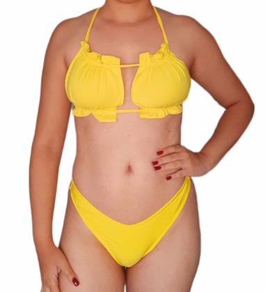 Imagem de Conjunto Biquíni concha com bojo e biquíni asa delta fio dental
