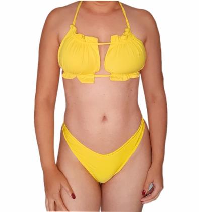 Imagem de Conjunto Biquíni concha com bojo e biquíni asa delta fio dental