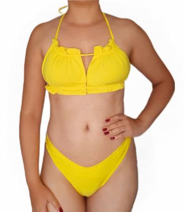 Imagem de Conjunto Biquíni concha com bojo e biquíni asa delta fio dental