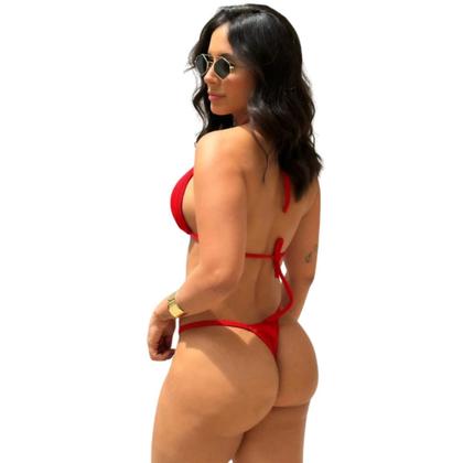 Imagem de Conjunto Biquíni Cortininha com Bojo Regulagem de Amarração