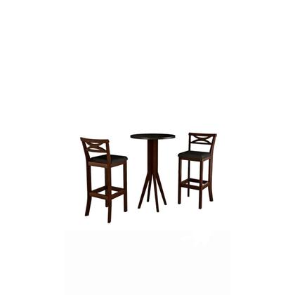 Imagem de Conjunto Bistrô 1 Mesa 2 Banquetas Copacabana