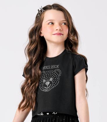 Imagem de Conjunto Blusa Com Saia Em Tule Trick Nick Preto