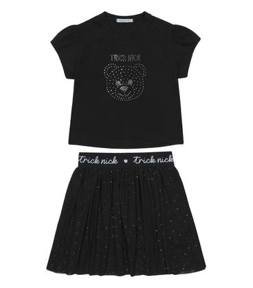 Imagem de Conjunto Blusa Com Saia Em Tule Trick Nick Preto