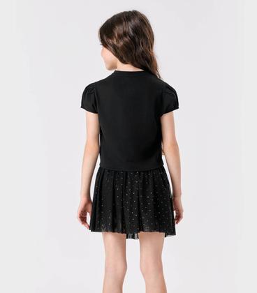 Imagem de Conjunto Blusa Com Saia Em Tule Trick Nick Preto