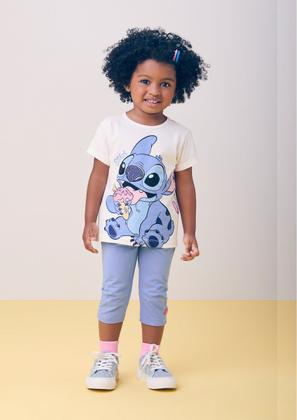 Imagem de Conjunto Blusa e Legging Stitch e Angel Sorvete Momi