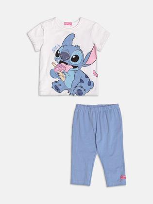 Imagem de Conjunto Blusa e Legging Stitch e Angel Sorvete Momi