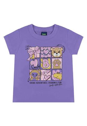 Imagem de Conjunto Blusa e Short Menina Bee Loop