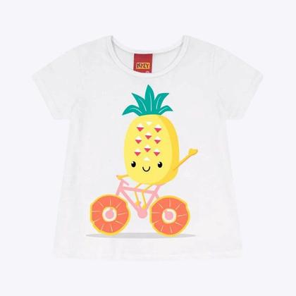 Imagem de Conjunto Blusa e Shorts Abacaxi Infantil Feminino Kyly 1000207