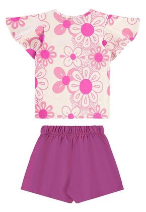 Imagem de Conjunto Blusa Floral e Short-Saia Bee Loop