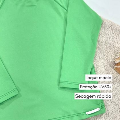 Imagem de Conjunto Blusa + Sunga Infantil Menino Praia Proteção Solar