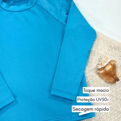 Imagem de Conjunto Blusa + Sunga Infantil Menino Praia Proteção Solar