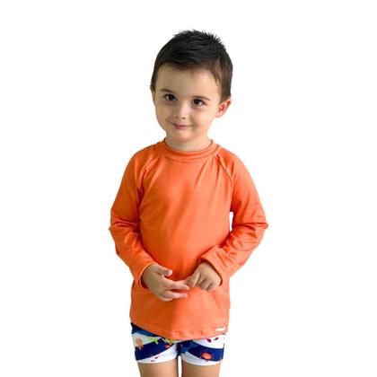 Imagem de Conjunto Blusa + Sunga Infantil Menino Praia Proteção Solar