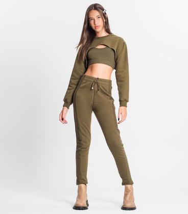 Imagem de Conjunto Blusão Com Top Juvenil Feminino Minty Verde