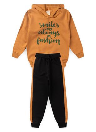 Imagem de Conjunto Blusão E Calça Em Moletom Smiles