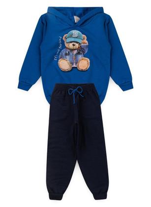 Imagem de Conjunto Blusão E Calça Em Moletom Urso