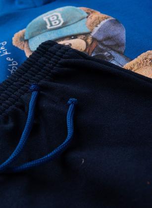 Imagem de Conjunto Blusão E Calça Em Moletom Urso