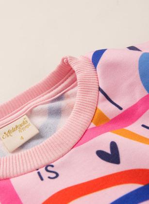 Imagem de Conjunto Blusão Menina Em Moletom E Legging Good Day