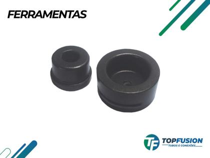 Imagem de Conjunto Bocal Macho E Fêmea 75mm Termofusora Ppr Topfusion