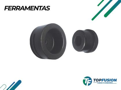Imagem de Conjunto Bocal Macho E Fêmea 75mm Termofusora Ppr Topfusion