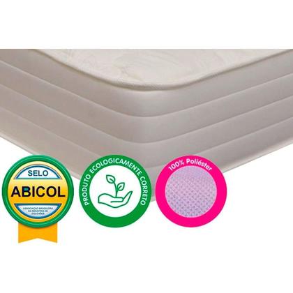 Imagem de Conjunto Box Baú Queen: Colchão Espuma Herval D45 Top + Base CRC Linhão White (158x198)