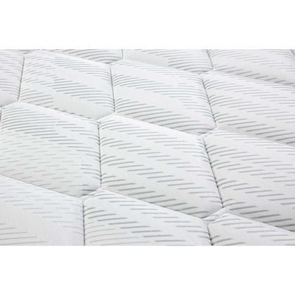 Imagem de Conjunto Box Baú Queen: Colchão Molas Herval Ensacadas Maxspring C1742 + Base CRC Suede Gray (158x198)