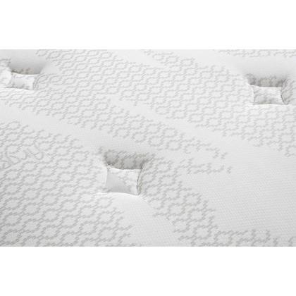 Imagem de Conjunto Box Baú Queen: Colchão Molas Herval Maxspring C1784 + Base CRC Suede Clean (158x198)