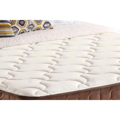 Imagem de Conjunto Box Baú Solteiro: Colchão Molas Anjos MasterPocket Ensacadas King Best + Base CRC Courano Brown(88x188)