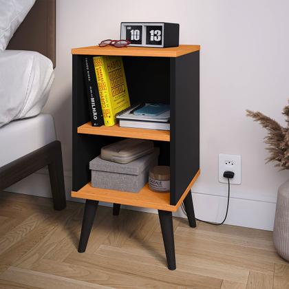 Imagem de Conjunto Box Cabeceira 1.40 Dubai 2 Mesa Cabeceira com Nicho CHARME