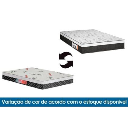 Imagem de Conjunto Box Casal: Colchão Anatômico Plumatex D28/EP Falcon Ultra Firme + Base CRC Suede Black(138x188)