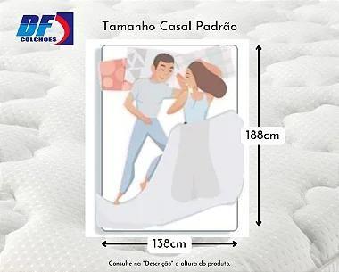 Imagem de Conjunto Box Casal (Colchão Áquila FX Cinza Montreal + Base Box)