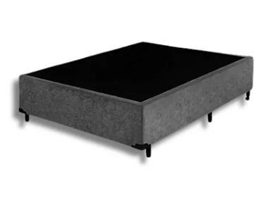 Imagem de Conjunto Box Casal (Colchão Áquila FX Cinza Montreal + Base Box)