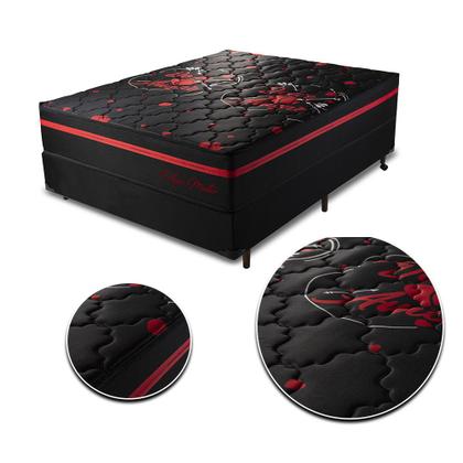 Conjunto Box Casal Eclipse Master Com Mola Ensacada D28 Hellen