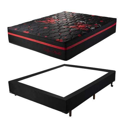 Conjunto Box Casal Eclipse Master Com Mola Ensacada D28 Hellen
