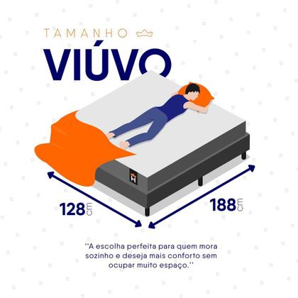 Imagem de Conjunto Box Cinza Durban Cinza Espuma D28 Viúva 128x188x57 - King House