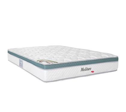 Imagem de Conjunto: box com baú + colchão herval meditare molas ensacadas queen 1,58x1,98