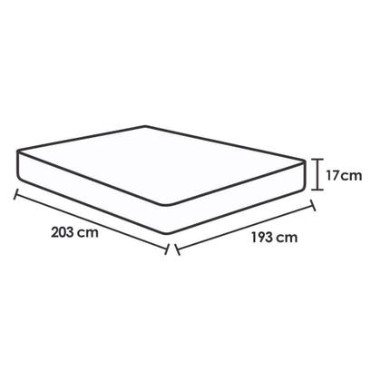 Imagem de Conjunto Box King: Colchão Espuma Paropas D33 Anatômico Confort Ultra Firme + Base CRC Suede Clean (193x203)