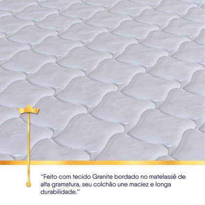 Imagem de Conjunto Box Marrom Durban Cinza Espuma D28 Solteiro 88x188x57 - King House