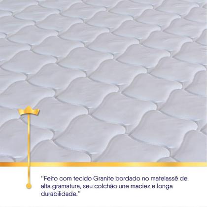 Imagem de Conjunto Box Marrom Durban Cinza Espuma D28 Solteiro 96x203x57 - King House