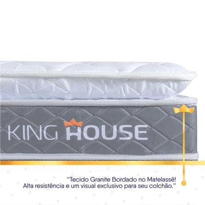 Imagem de Conjunto Box Preto Durban Cinza Espuma D28 Viúva 128x188x57 - King House