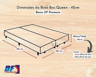 Imagem de Conjunto Box Queen (Colchão Cameron Pillow Euro Probel + Base Box)