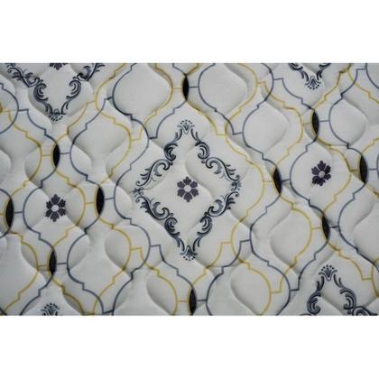 Imagem de Conjunto Box Queen: Colchão Espuma Ortobom D45 ISO 150 Mega Firme + Base CRC Suede Clean (158x198)