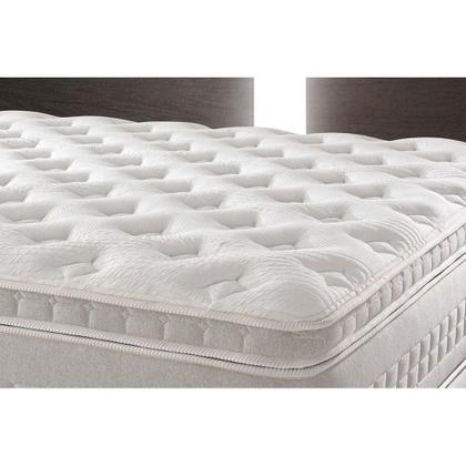 Imagem de Conjunto Box Queen: Colchão Molas Anjos MasterPocket Ensacadas Impressione + Base CRC Courano White(158x198)