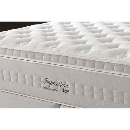 Imagem de Conjunto Box Queen: Colchão Molas Anjos MasterPocket Ensacadas Impressione + Base CRC Courano White(158x198)