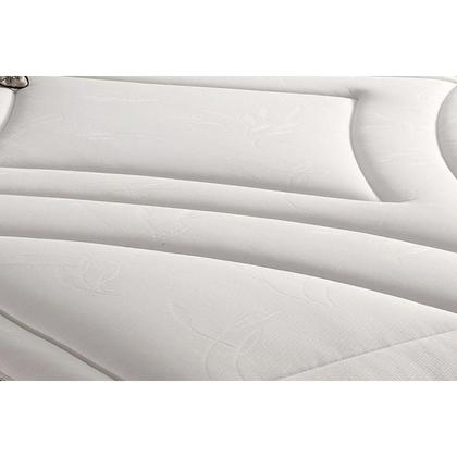 Imagem de Conjunto Box Queen: Colchão Molas Herval Maxspring American + Base CRC Courano White(158x198)